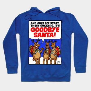 Reindeer With Rocket Packs! Hoodie